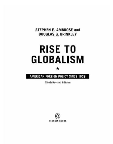 Rise to Globalism