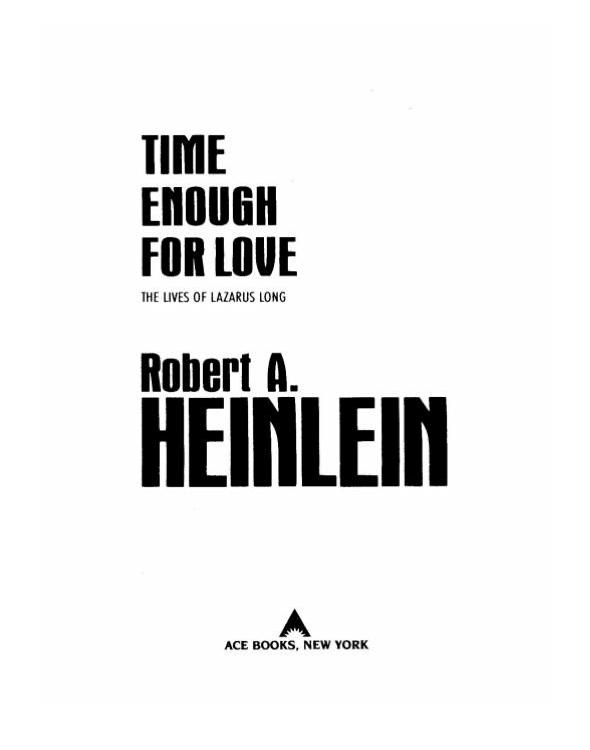 Time Enough for Love