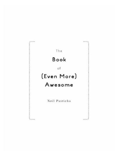 The Book of (Even More) Awesome