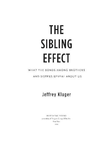 The Sibling Effect