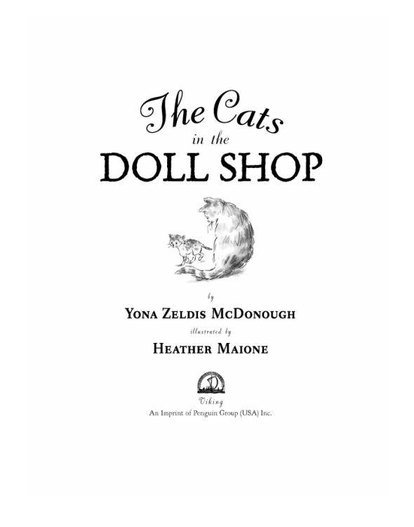 The Cats in the Doll Shop