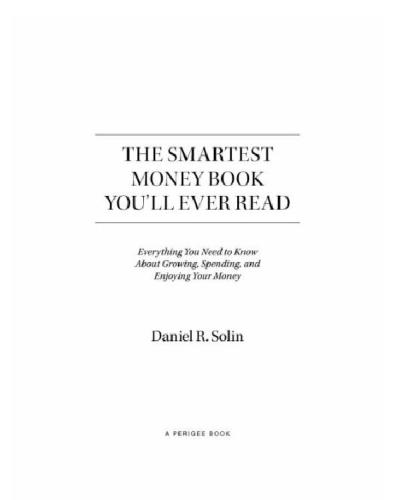 The Smartest Money Book You'll Ever Read