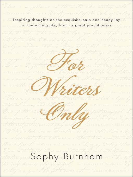 For Writers Only