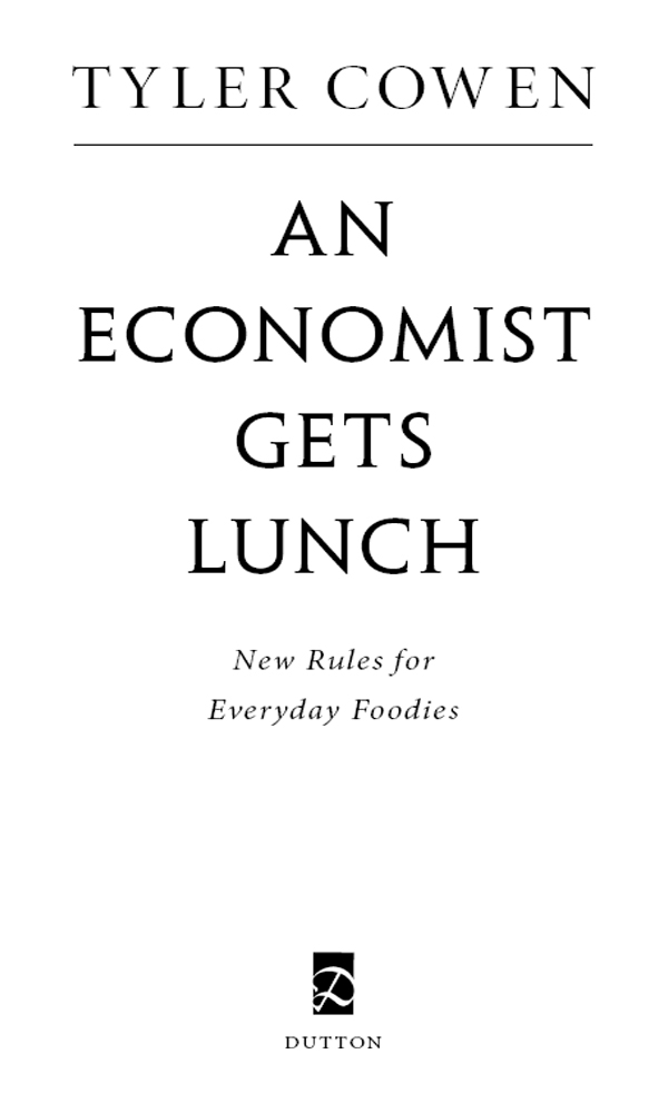 An Economist Gets Lunch