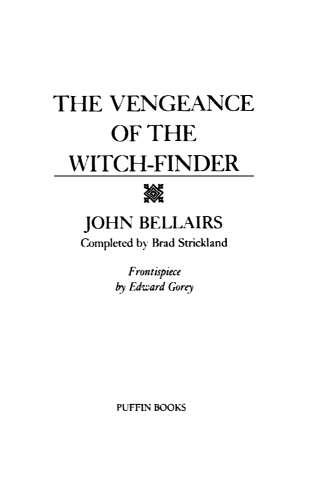 The Vengeance of the Witch-Finder