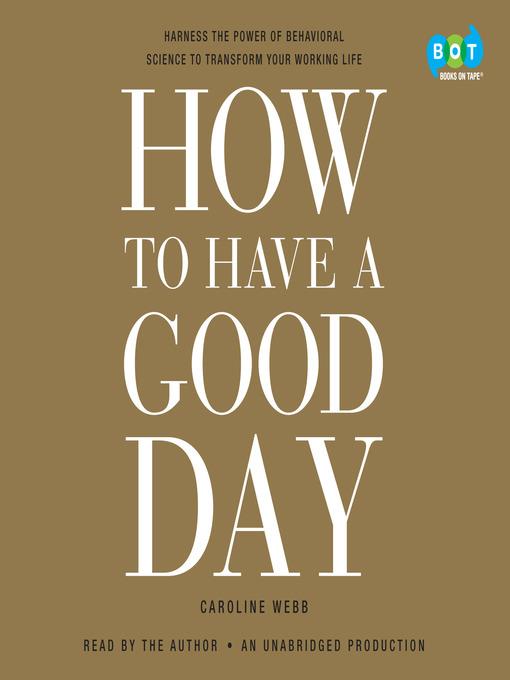 How to Have a Good Day