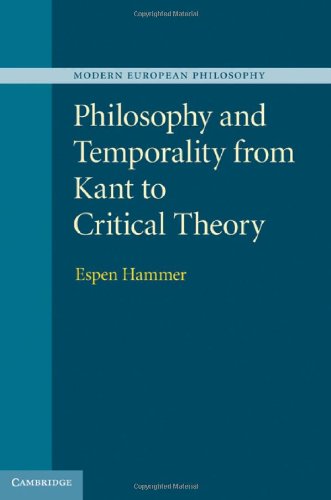 Philosophy and Temporality from Kant to Critical Theory