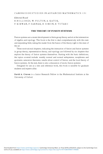 The Theory of Fusion Systems