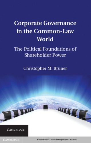 Corporate Governance in the Common-Law World