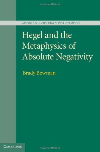 Hegel and the Metaphysics of Absolute Negativity