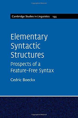 Elementary Syntactic Structures