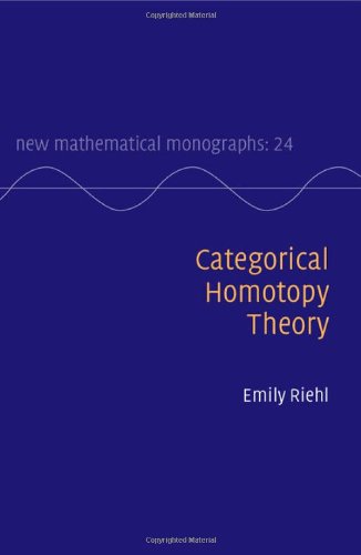 Categorical Homotopy Theory