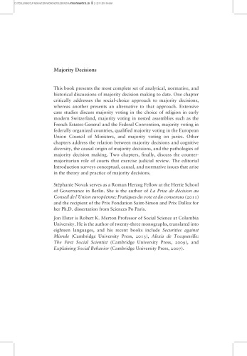 Majority Decisions