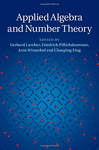 Applied Algebra and Number Theory