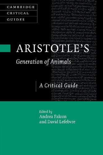 Aristotle's Generation of Animals