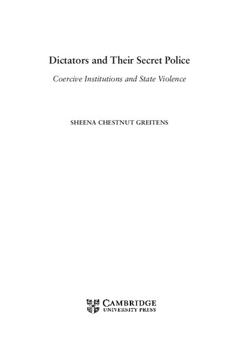 Dictators and Their Secret Police