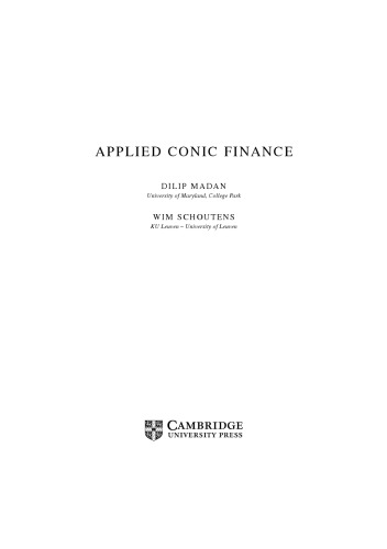 Applied Conic Finance