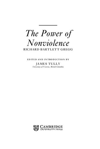 The Power of Nonviolence