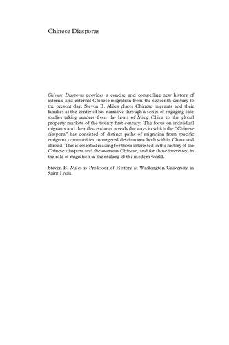Chinese Diasporas