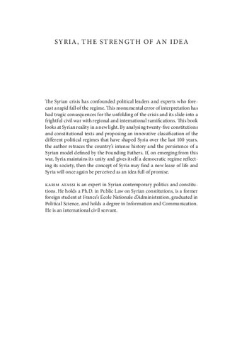 Syria, the Strength of an Idea
