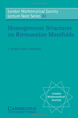 Homogeneous Structures on Riemannian Manifolds