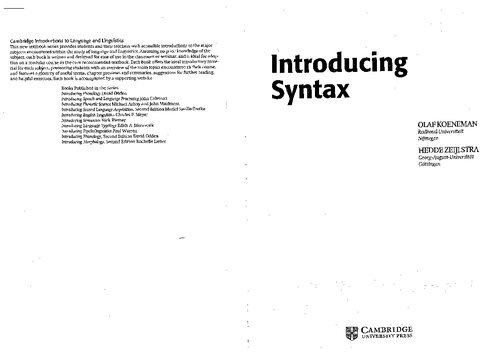 Introducing Syntax