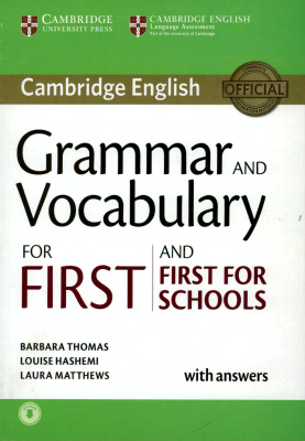 Grammar and Vocabulary for First and First for Schools Book with Answers and Audio