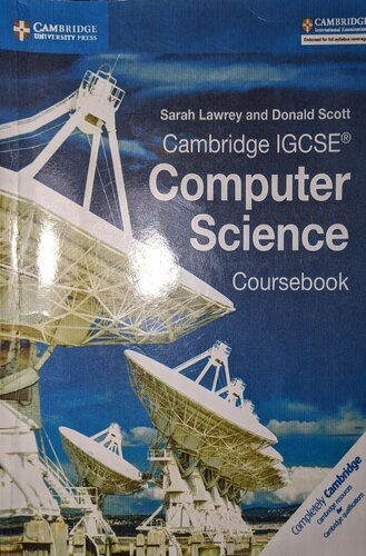 Cambridge IGCSE Computer Science Coursebook