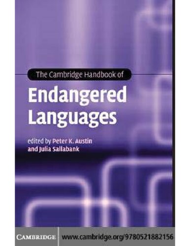 The Cambridge Handbook of Endangered Languages