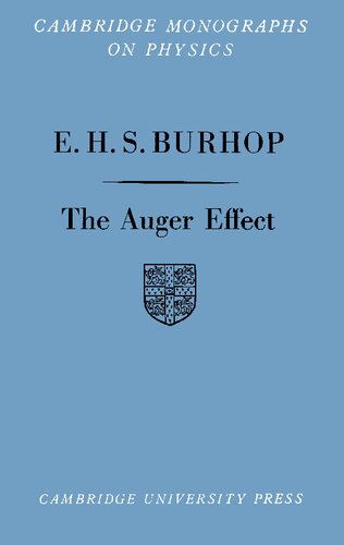 The Auger Effect and Other Radiationless Transitions