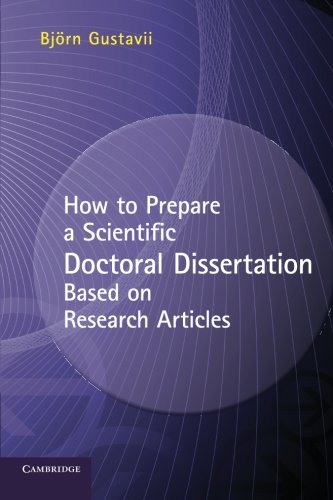 How to Prepare a Scientific Doctoral Dissertation Based on Research Articles