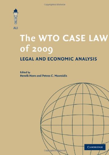 The WTO Case Law of 2009