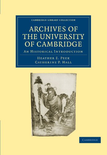 Archives Of The University Cambridge