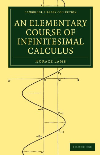 An Elementary Course of Infinitesimal Calculus