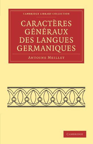 Caracteres Generaux Des Langues Germaniques