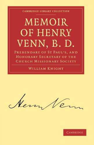 Memoir of Henry Venn, B. D.