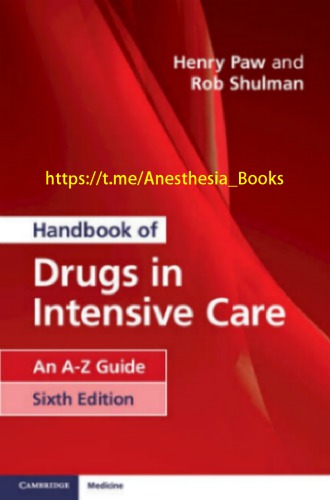 Handbook of Drugs in Intensive Care