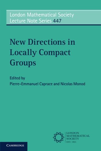 New Directions in Locally Compact Groups