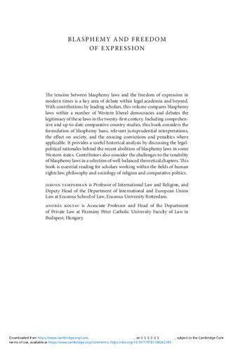 Blasphemy and Freedom of Expression