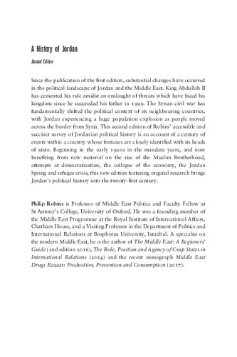 A History of Jordan