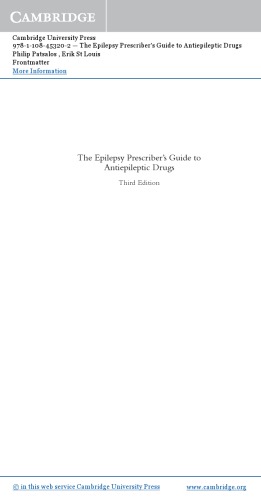 The Epilepsy Prescriber's Guide to Antiepileptic Drugs