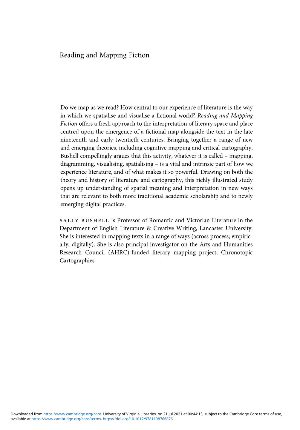 Spatialising the Literary Text