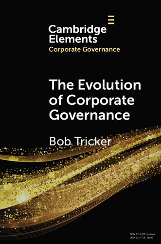 The Evolution of Corporate Governance