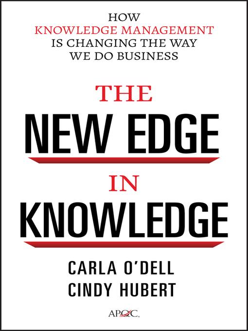 The New Edge in Knowledge