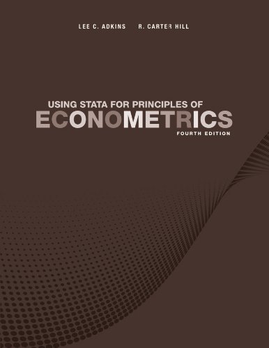 Using Stata for Principles of Econometrics