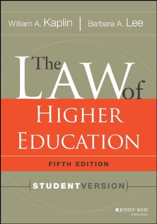 The Law of Higher Education, Student Version