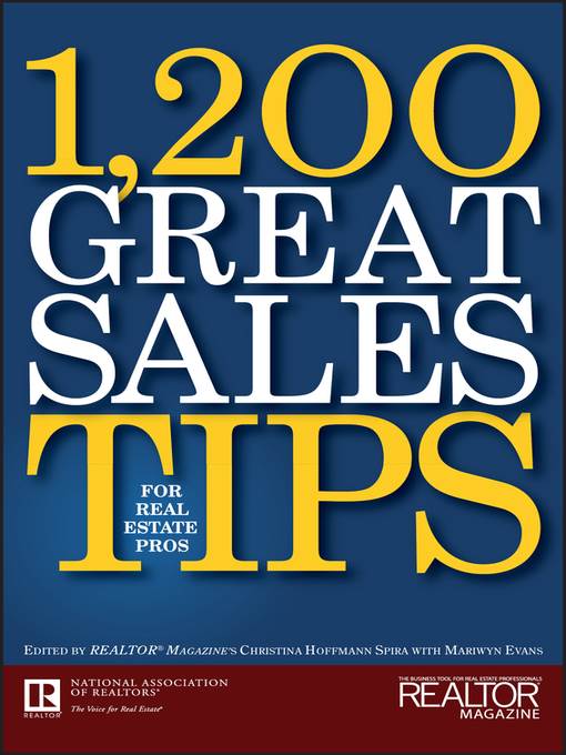 1,200 Great Sales Tips for Real Estate Pros