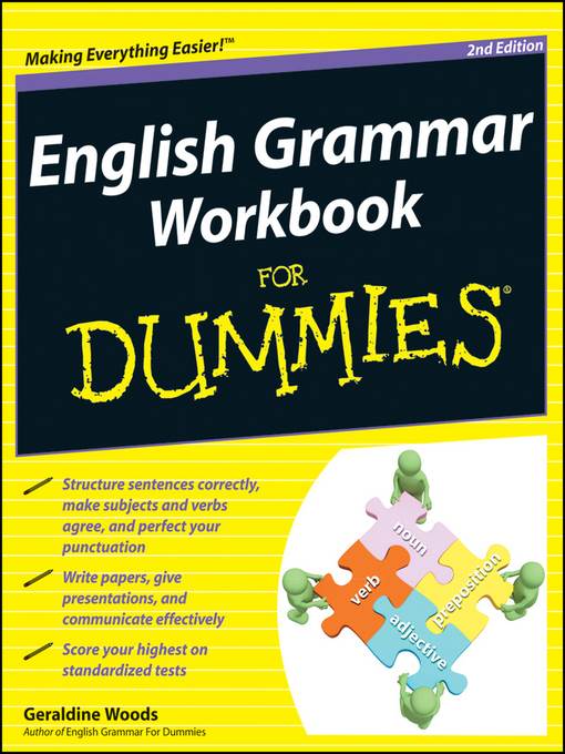 English Grammar Workbook For Dummies