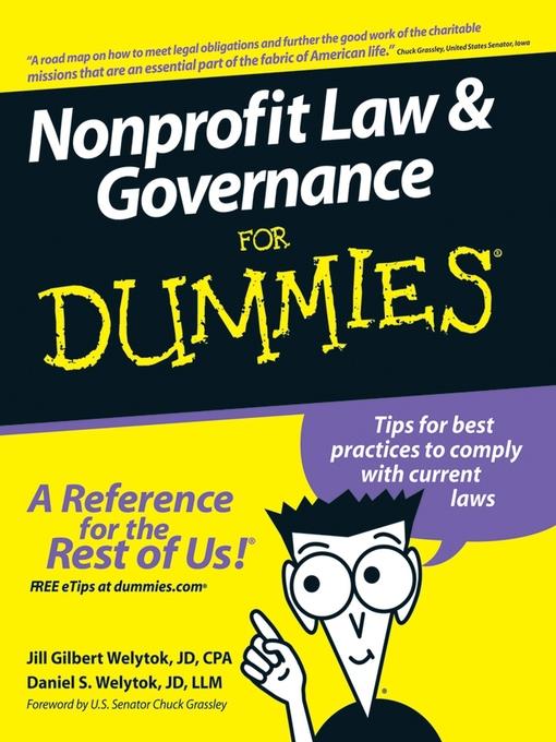 Nonprofit Law & Governance For Dummies