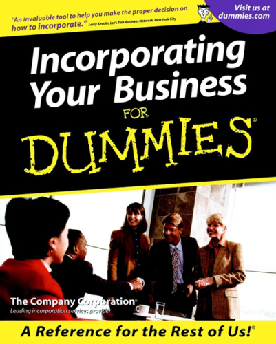 Incorporating Your Business for Dummies